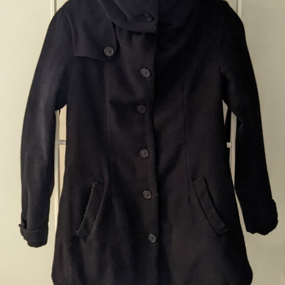 Eve Gravel Funnel-neck Dostoevsky Coat (Size Small) - Picture 2 of 9
